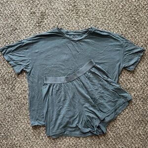 Hanes Dark Gray Pajama Set